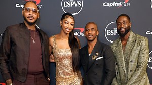 LeBron James, Carmelo Anthony, Dwyane Wade and other basketball stars at the ESPYs