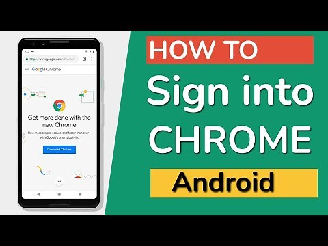How to Sign into Google Chrome Browser on Android?