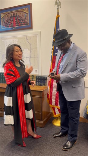 Senator Susan Pha and Hon. Musa Hassan Bility | CMC-Diaspora USA
