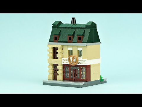 LEGO Mini Bakery. MOC Building Instructions.
