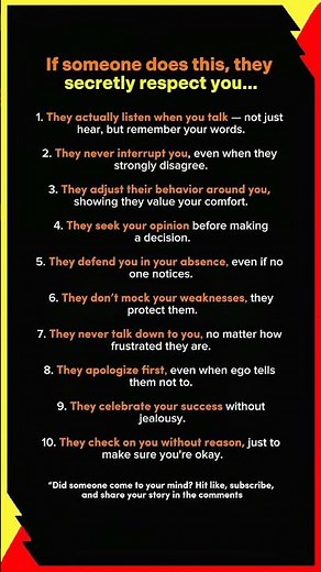 The Power of Respect ✨ Why These Signs Reveal the Truth | #mindset #Respect