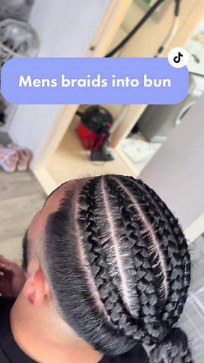 Stylish Mens Braids to Bun Hairstyle Tutorial