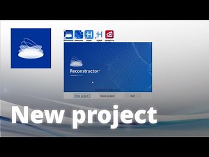 Reconstructor_Create a new project (part 1)