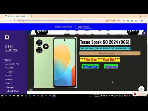 Tecno Spark GO-2024_(BG6)_{F069-TGo-OP-250217V2351}_Pac Firmware + MDM File #bg6 #mdm #kglock