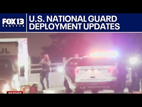 US National Guard deployment update in Oregon, Chicago and California.