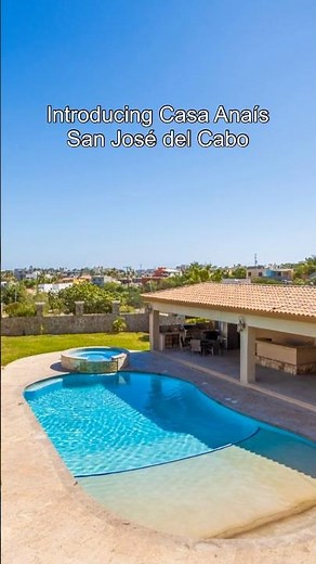 Casa Anais in San José del Cabo. A 6 BR, 8.5 BA 8,675 SF Luxury Pool Home Offered at $1,339,900 USD