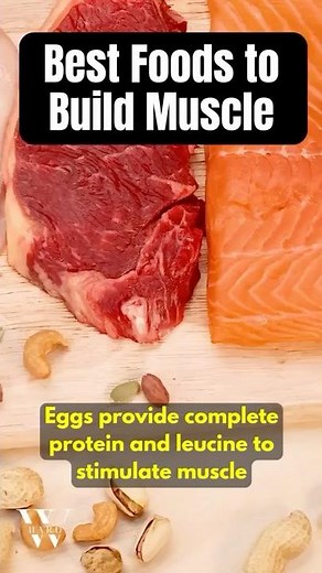Best Foods to Build Muscle Fast #musclegrowth #fitnessnutrition #bodybuildingdiet