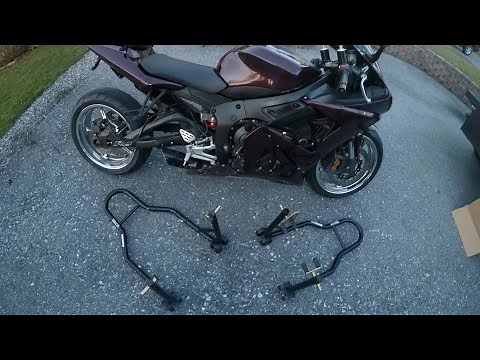 Venom Motorcycle Accessories: How to use front and rear bike stands