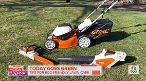 5.1K views · 52 reactions | “HouseSmarts” host Lou Manfredini joins Hoda and Jenna to share tips to keep your lawn looking great with eco-friendly practices. He recommends using a timer on your sprinkler system and shares an eco-friendly lawnmower. | TODAY with Jenna & Friends | Facebook