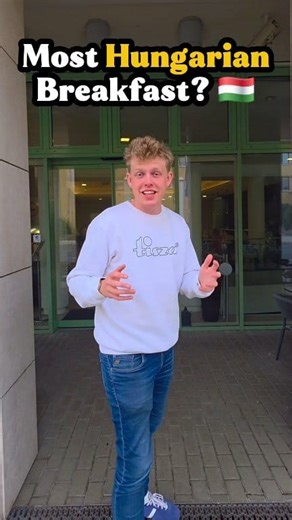 Most Hungarian Breakfast? #magyarország #magyar #hungary #pecs | This Is Frederik Cornelius