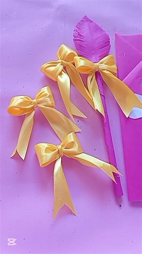 diy easy bow 🎀 #diy #artcraft #howtomake #easy #bow# viral short #yt short #trending short #