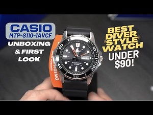 Casio MTP-S110-1AVCF Solar Powered Watch I Unboxing & First Look