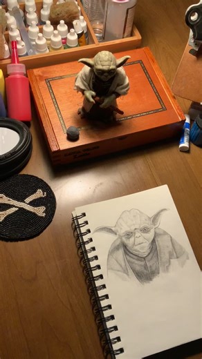 Today’s sketch, Yoda. #sketch #yoda #dailysketch