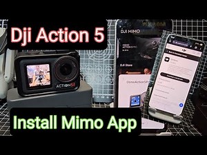 Dji Action 5 Pro - Connect to Mimo App & Tranfer Files /Live Feed