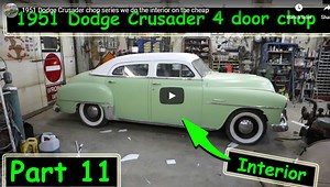 The Chop Top Dodge Crusader Gets A Cheap DIY Interior. Watch And See Just How You Can Do Your Own Interior At Home. - BangShift.com