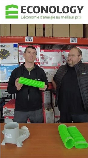 Présentation conduit semi-rigide circulaire Econoflex D75