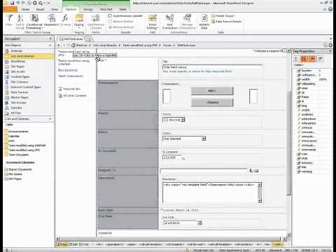 Webinar-List Forms modification-SharePoint Designer and InfoPath
