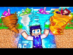 NATURAL DISASTER SPEEDRUNNER vs HUNTERS In Minecraft!