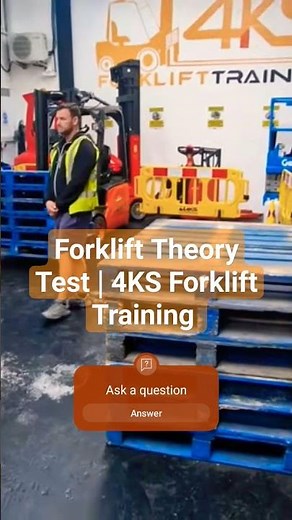 Forklift Theory Test Tips & Questions #4ks #forkliftTheory #forklifttraining
