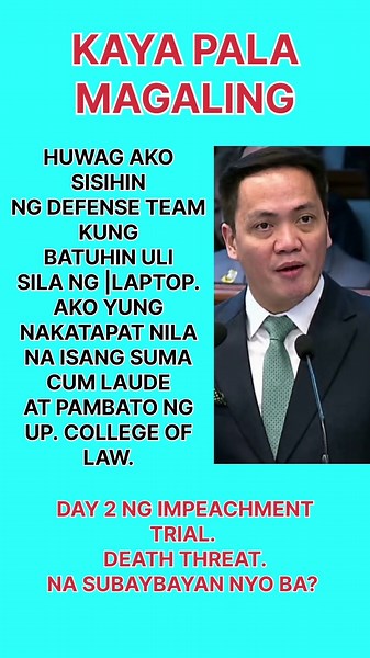MAGAGALING ANG ABOGADO NG PROSECUTOR.
