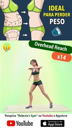 Treino ideal para #perderpeso #exercíciosemcasa