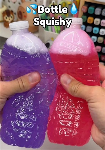 DIY Crunchy Bottle Squishy: Easy Paper Craft Tutorial 👀