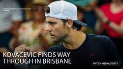 Highlights: Kovacevic finds way past Norrie in three sets in Brisbane 2026 | ATP Tour | Tennis