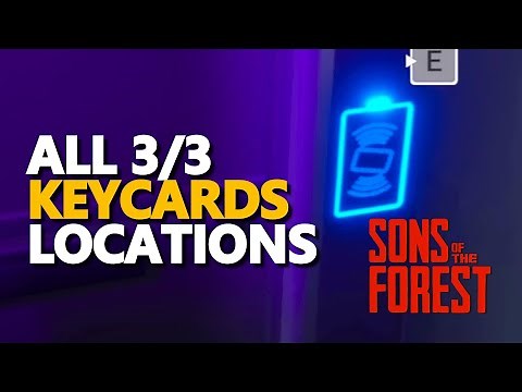All Keycard Locations Sons Of The Forest