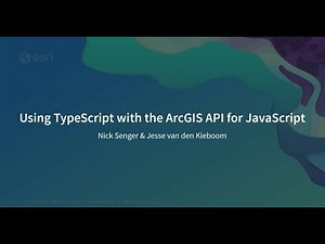 Using TypeScript with ArcGIS API for JavaScript
