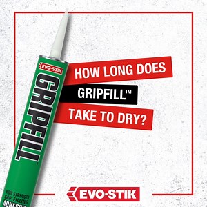 It's the nation's number 1 gap-filling adhesive, but how long does it take to dry? 🤔 Whilst we suggest that GRIPFILL™ cures after 24 hours following application, this is based on a 6mm bead at 20°c. Curing times will differ depending on the thickness of the application, the ambient temperature and the surface it is applied to, so it's best to keep this mind for each individual job. For information and details on how to use GRIPFILL™, visit our website here: bit.ly/3OmUl6a | Bostik UK - Trade