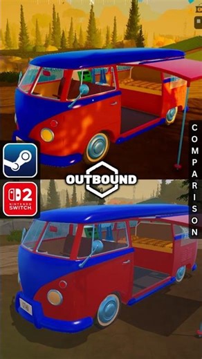 New Cozy Game "Outbound" on #switch2 vs. #steamdeck !