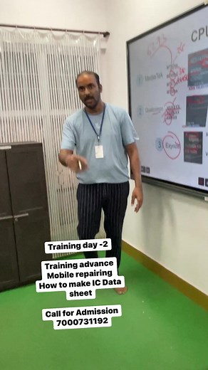 Training day -2 Training advance Mobile repairing How to make IC Data sheet Call for Admission 7000731192 | Asia Telecom