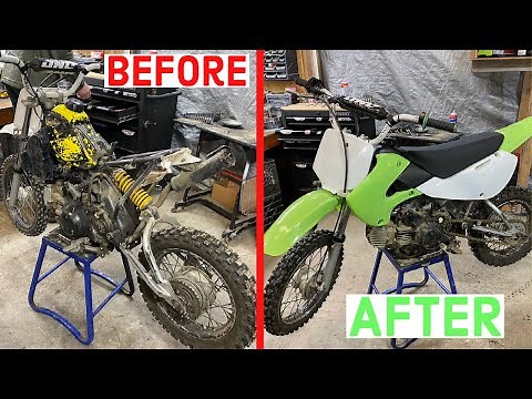 Kawasaki KLX110 Dirt Bike Full Restoration!