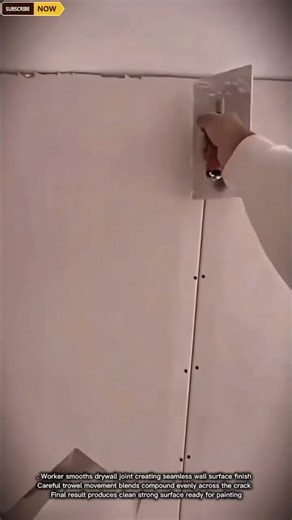 Seamless Drywall Joint Repair Creating Perfect Smooth Wall Finish