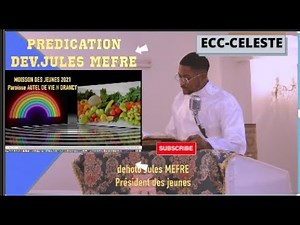 PREDICATION Dev.JULES MEFRE/ECC/CCC/la moisson des enfants 2021 paroisse AUTEL DE VIE de DRANCY