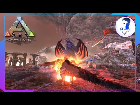 Gamma Dragon Boss Fight | SOLO | Official The Island | ARK: Survival Evolved