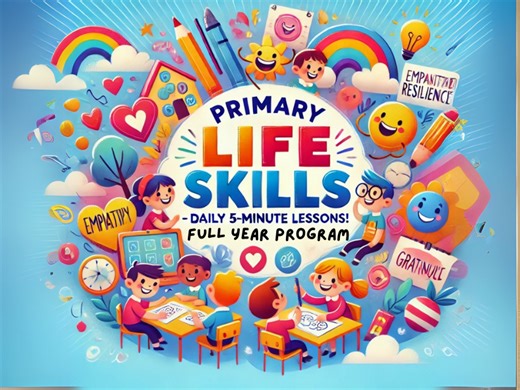 FREE Daily 5-Minute Primary Life Skills: Week 1—Boost Confidence, Resilience & Positivity Every Day! | Teaching Resources