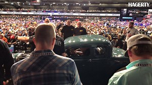 Wayne Carini bids farewell to his custom 1930 Model A at Barrett-Jackson Scottsdale. | Hagerty
