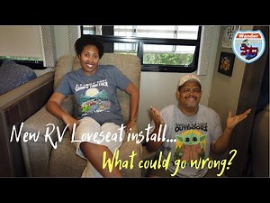 New RV Loveseat Installation, What Could Go Wrong?? Thomas Payne RV Collection