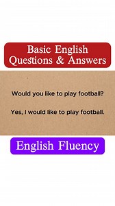 58K views · 1.5K reactions | Basic English Questions and Answers | English Fluency Hub | Facebook