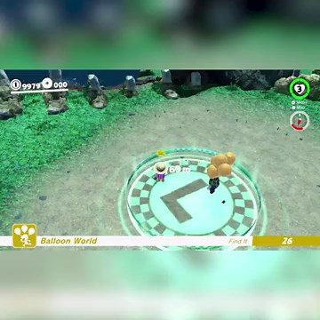 Luigi's Balloon World ("Find It" Balloon #275) (Cascade Kingdom) (#supermarioodyssey #marioodyssey)