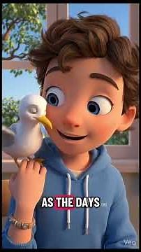 Luca and the seagull (Disney)