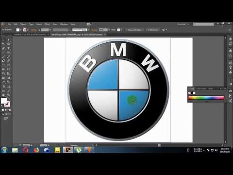 BMW logo design tutorial with Adobe illustrator