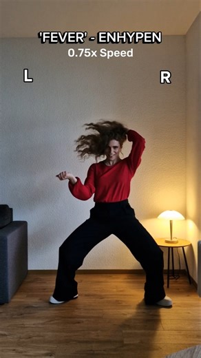 'FEVER' ENHYPEN (엔하이픈) - slow 0.75 speed mirrored #dancetutorial #dancechallenge #fever #enhypen