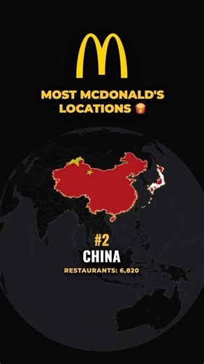 Countries With The Most McDonald’s Locations 🍔🍟