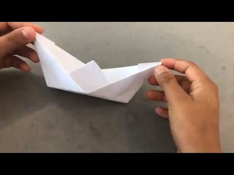 How to make a paper hat and boat