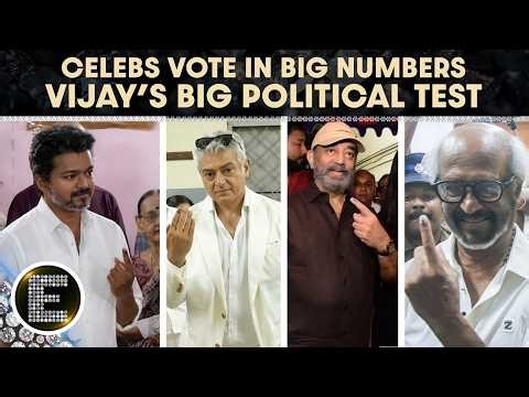 Tamil Nadu Polls 2026: Stars Cast Votes As Vijay Faces Crucial First Political Test in State