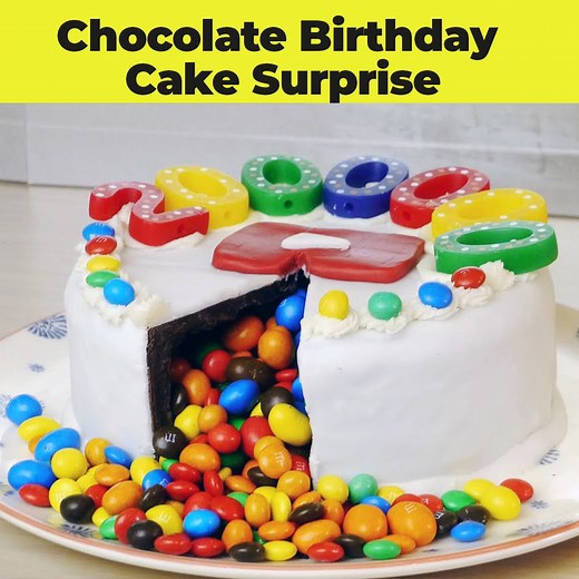 361K views · 2.8K reactions | How To Make a Surprise Cake For an Impressive Birthday Treat!  | DaveHax | Facebook
