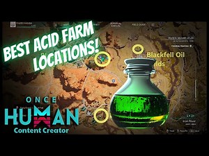 ONCE HUMAN Prime Acid Farm Spots | Get Them Early! #gaming #guide #oncehuman