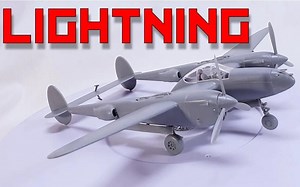 HE HobbyBoss 72比例 P-38“闪电”